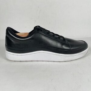 Allbirds Plant Pacers Sneakers Womens Size 9 Black Leather Lace Up Casual Shoes